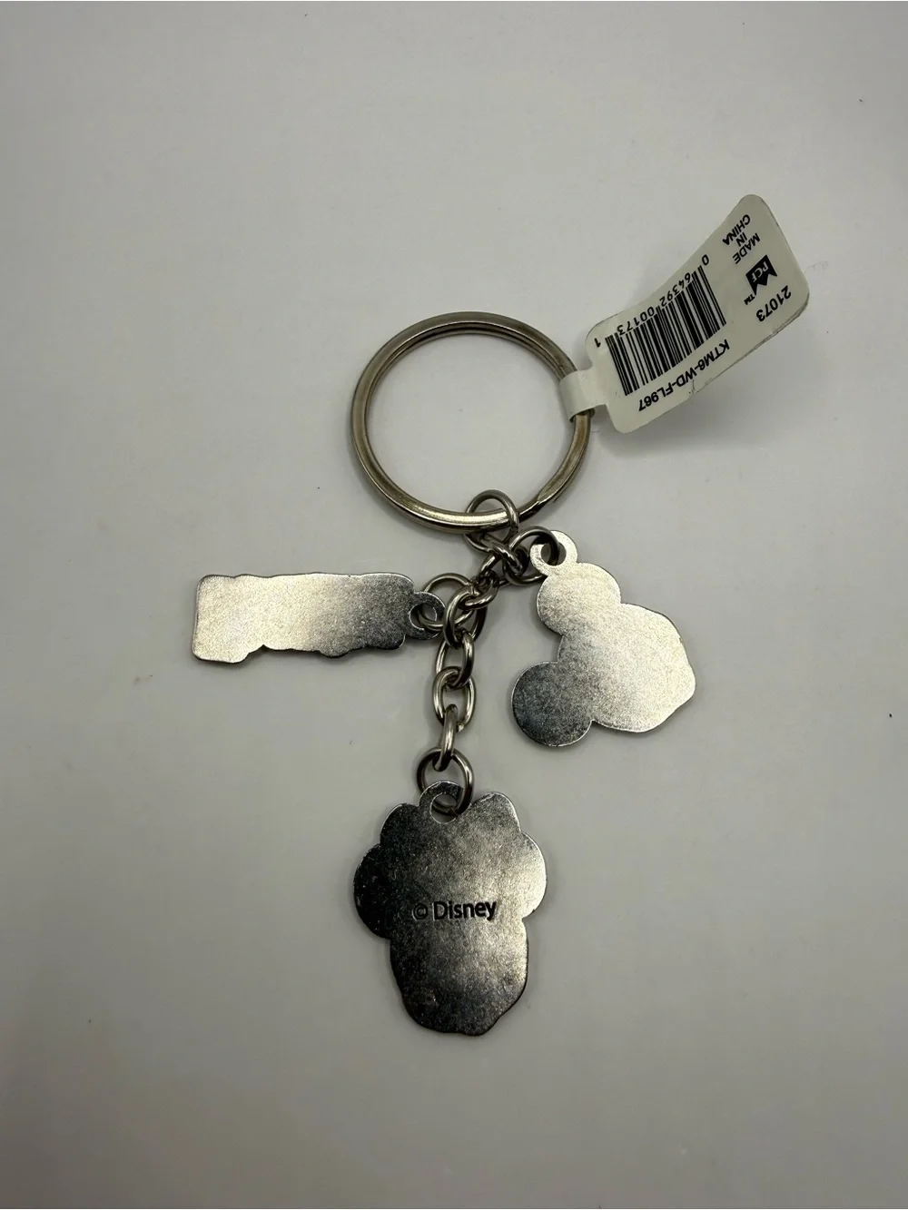 Disney World Florida Keychain Mickey Mouse and Minnie Mouse Metal Vintage NWT